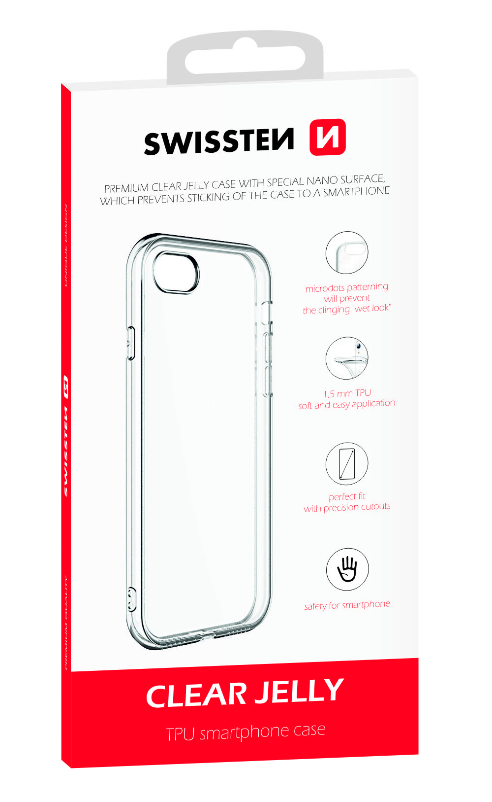 Capa para iPhone 15 Pro Max SWISSTEN Jelly Magstick Transparente