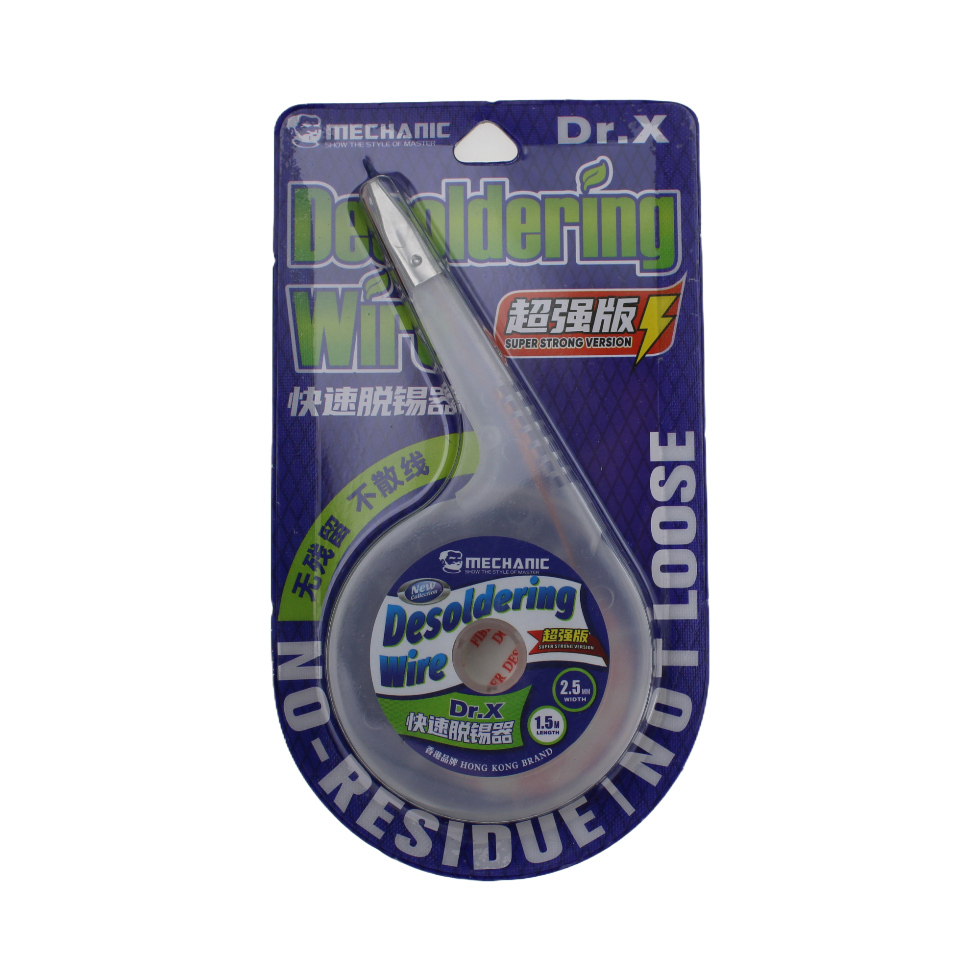 MECHANIC DR X – měděný odpájecí knot pro odstranění cínu 2,5 mm 1,5 m