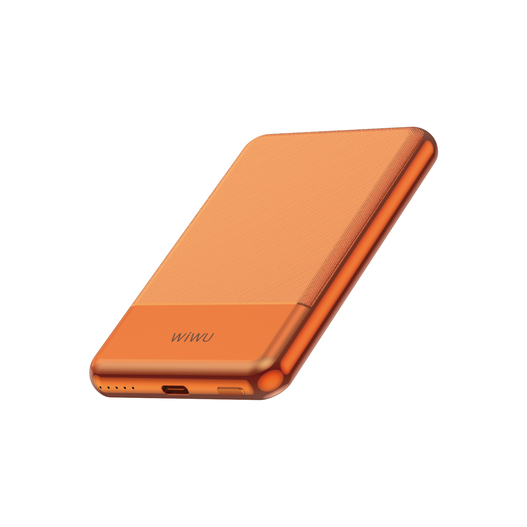 WiWU kovová hliníková magnetická powerbanka MagSafe Seraph Alloy Wi-P088 5000mAh 20W oranžová