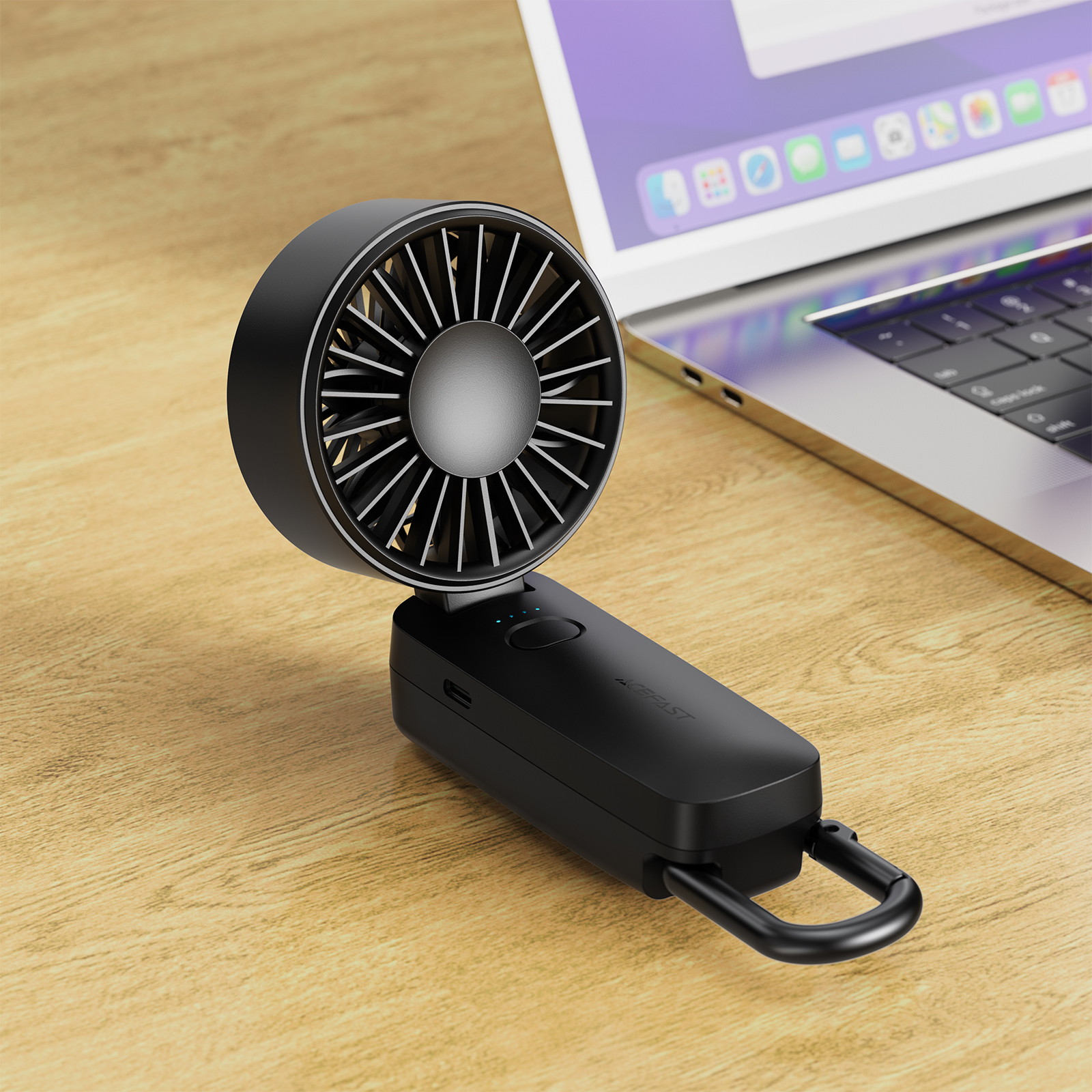 Acefast Přenosný ventilátor výkonný skládací ruční foukač YF2