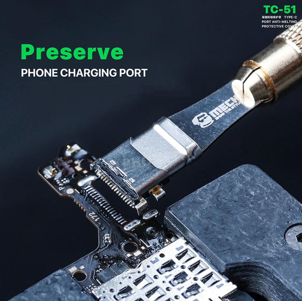 MECHANIC TC-51 – ochrana USB-C konektoru proti přehřátí při hot air reworku