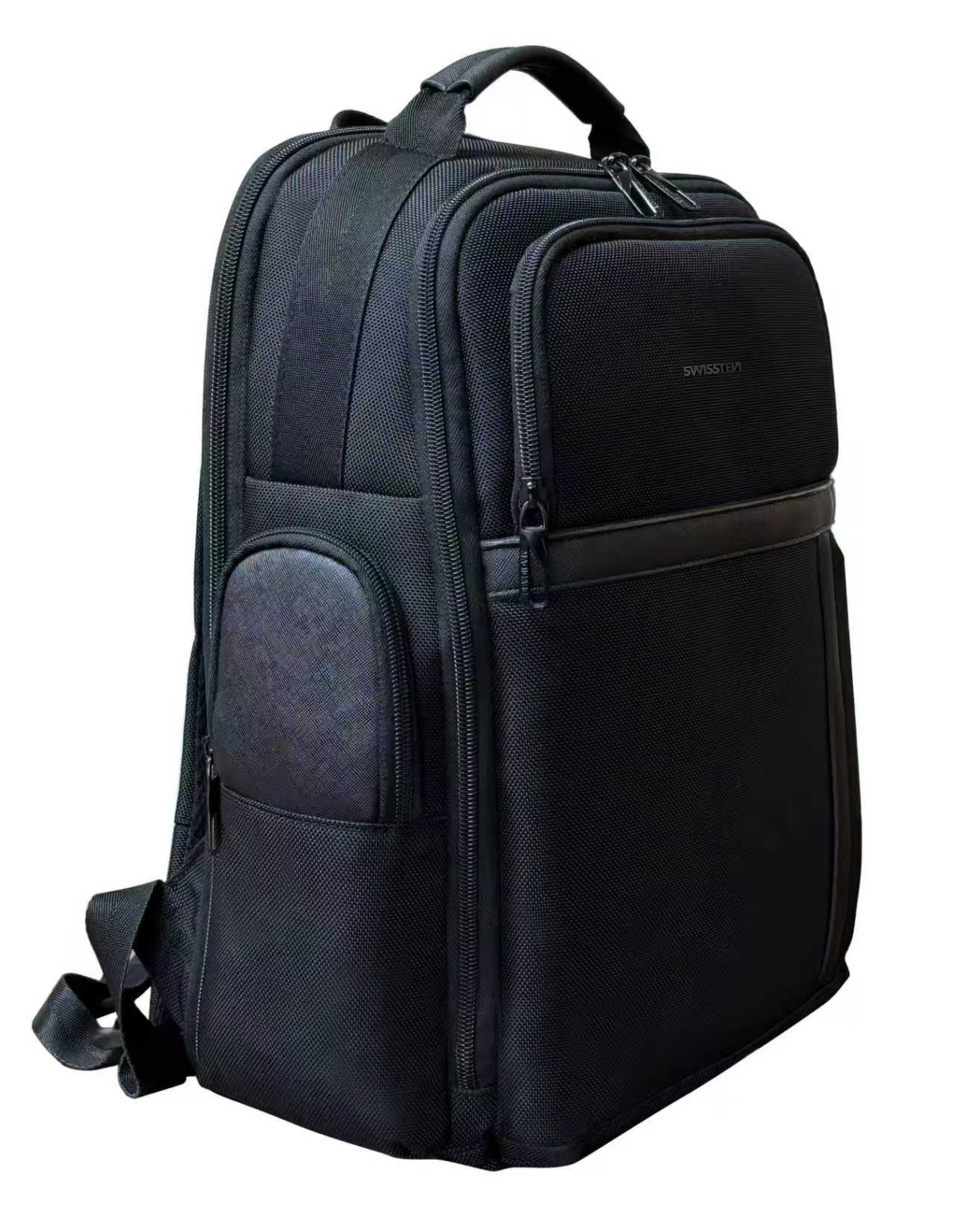 SWISSTEN městský a cestovní batoh na notebook 15,6" 20 l s USB portem voděodolný černý