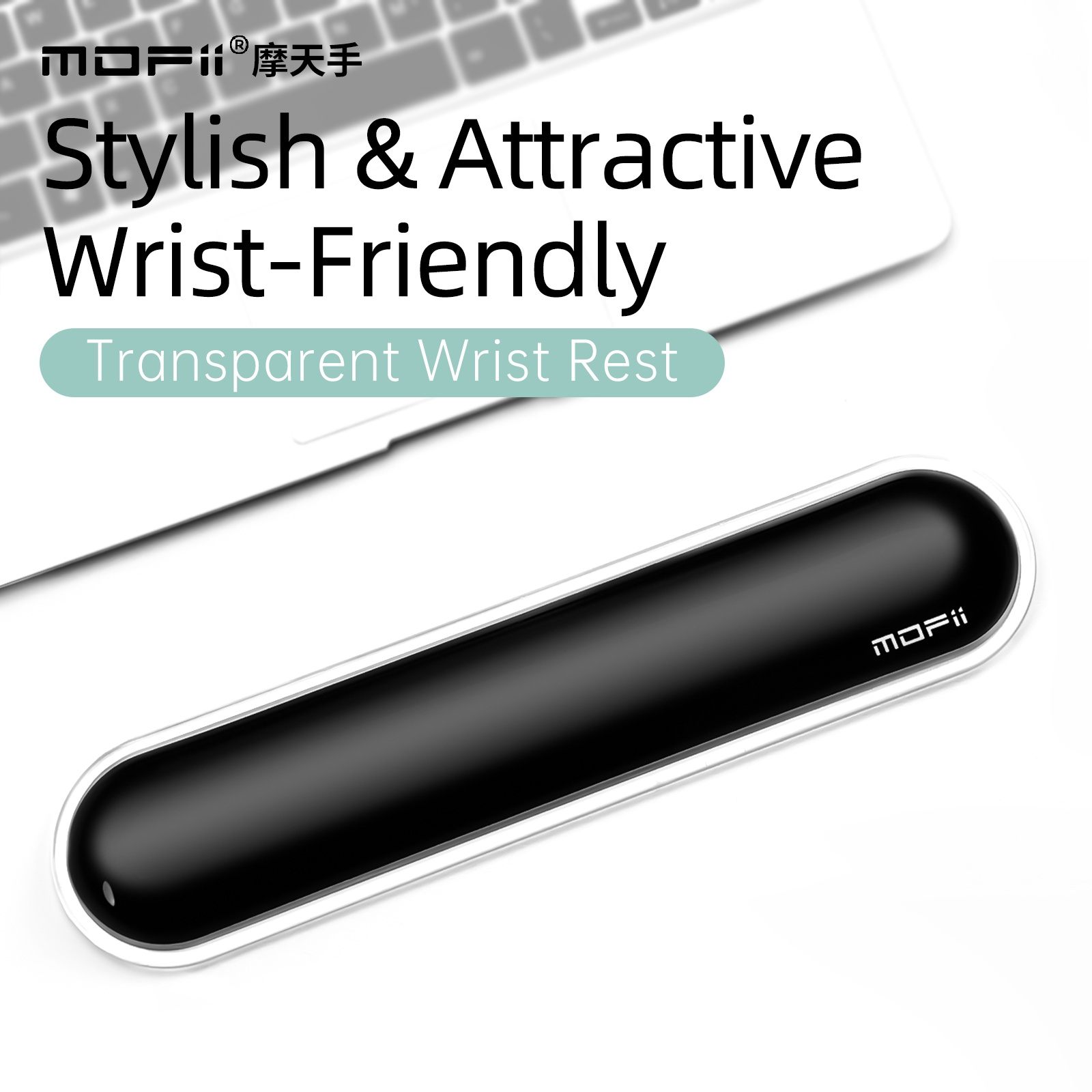 Mofii ergonomická opěrka zápěstí KWR-01 černá 309mm