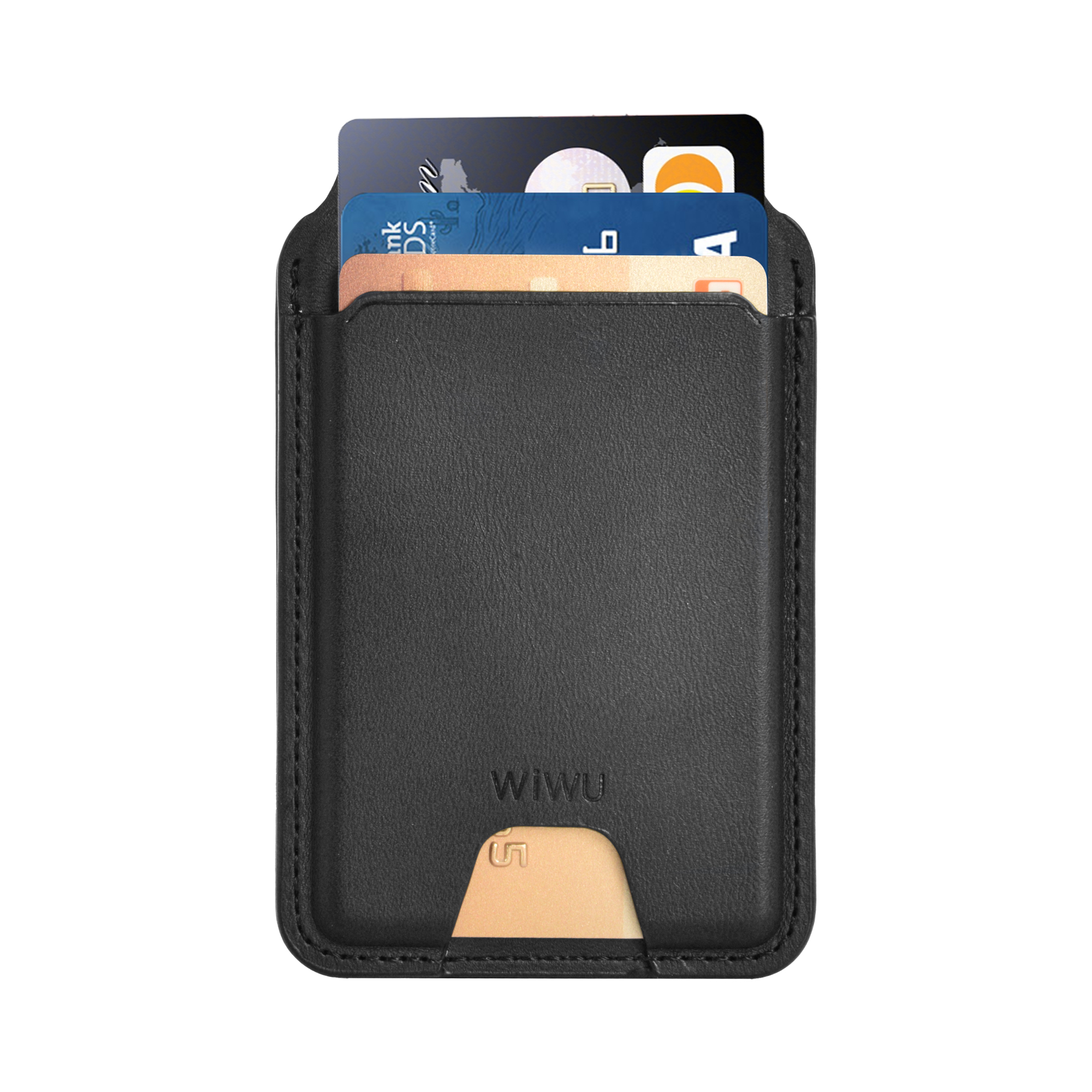 WiWU magnetická peněženka MagSafe s lokátorem Apple Find My Mag Wallet FM MW-005 černá