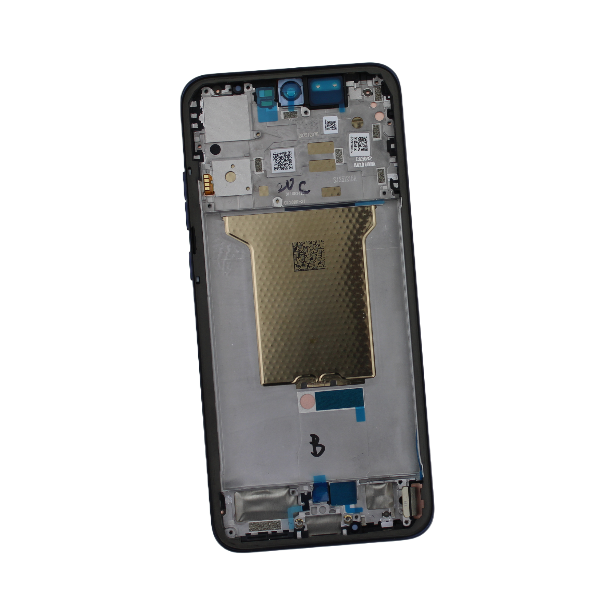 Originál LCD + Dotyková vrstva Motorola Moto Edge 70 Fusion tm. modrý