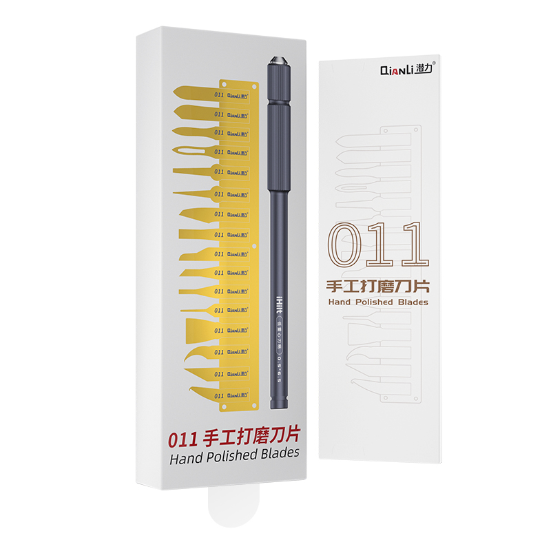 QianLi – 011 Blades Ručně Leštěné Servisní Čepele s Rukojetí