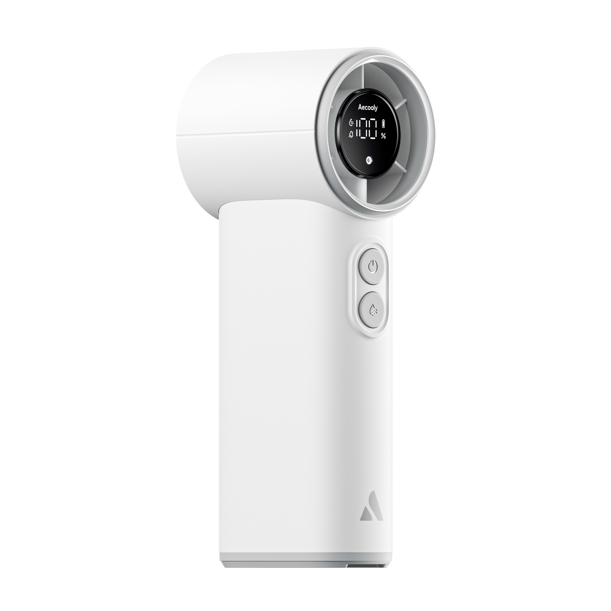 Aecooly Cold Air PM02 – Ruční ventilátor s vodní mlhou bílý