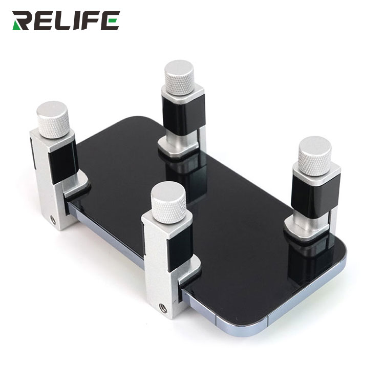 RELIFE RL-008A – nastavitelný upínací držák pro montáž LCD, skla a zadních krytů 4 KS