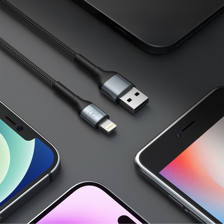3mk Hyper Cable N-SERIES – USB-A / Lightning kabel 12 W 1 m černý