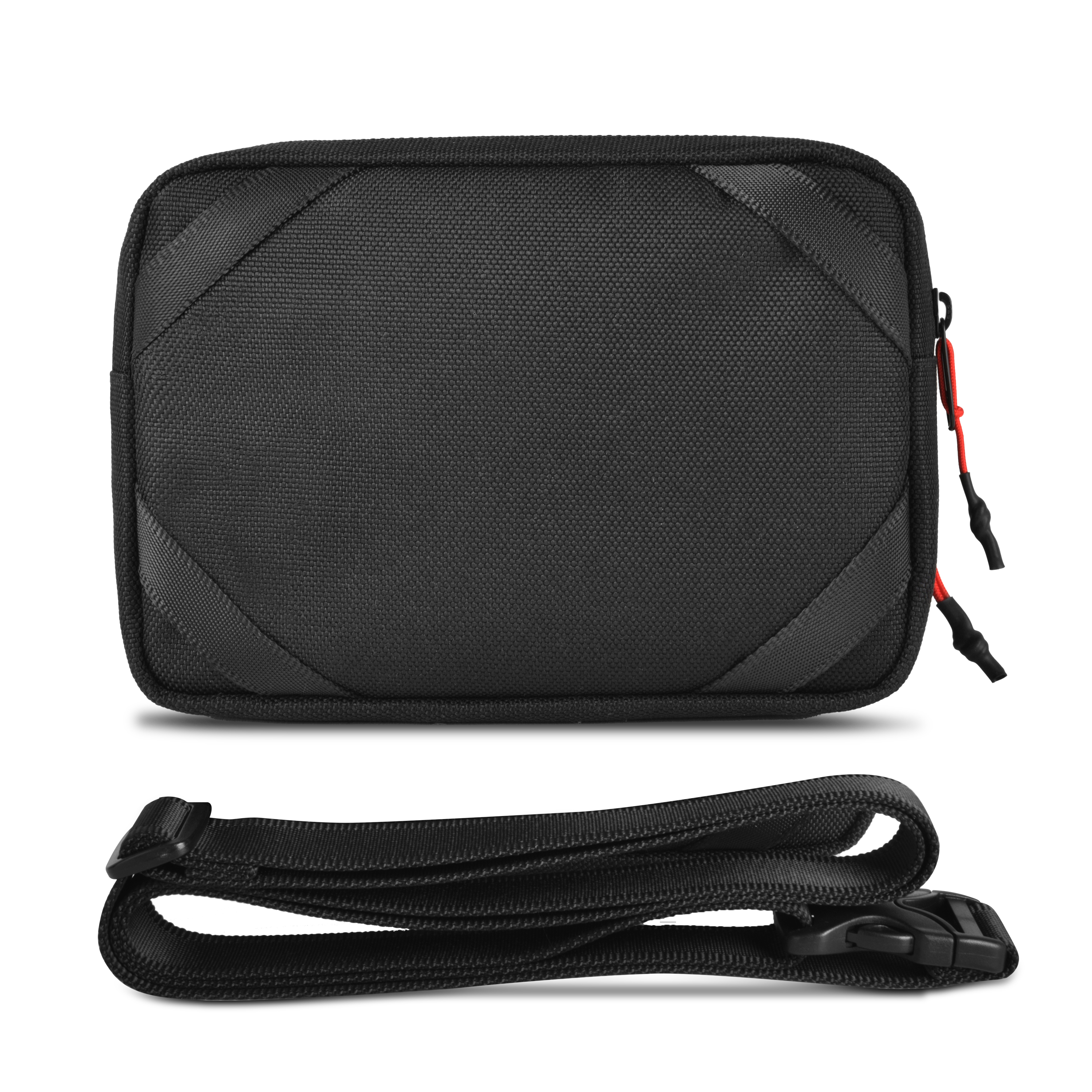 WiWU Essen 2 in 1 Crossbody Bag městská taška přes rameno 20 × 14 × 6 cm černá
