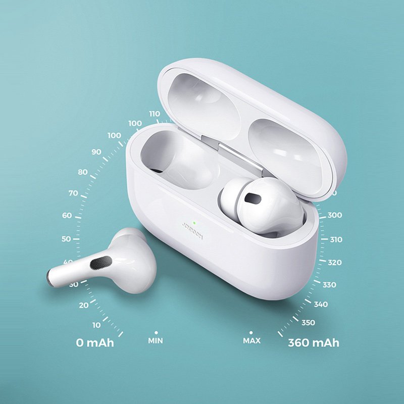 Bluetooth Headphones Joyroom Pro Tws Wireless Earbuds White