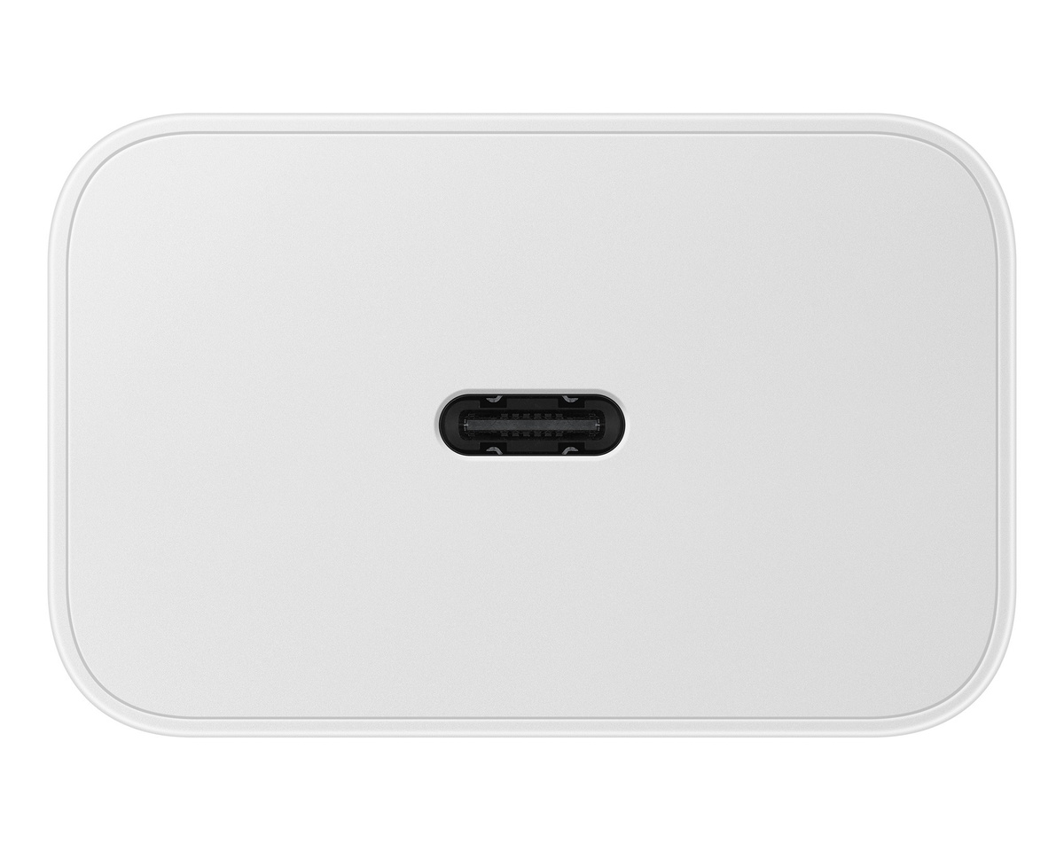 Originál síťová nabíječka Samsung EP-T4511XWEGEU PD 45W - kabel USB-C 1,8m bilá blistr