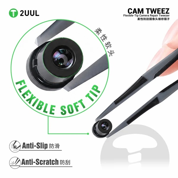 2UUL TW41 CAM TWEEZ – přesná pinzeta pro opravy fotoaparátů