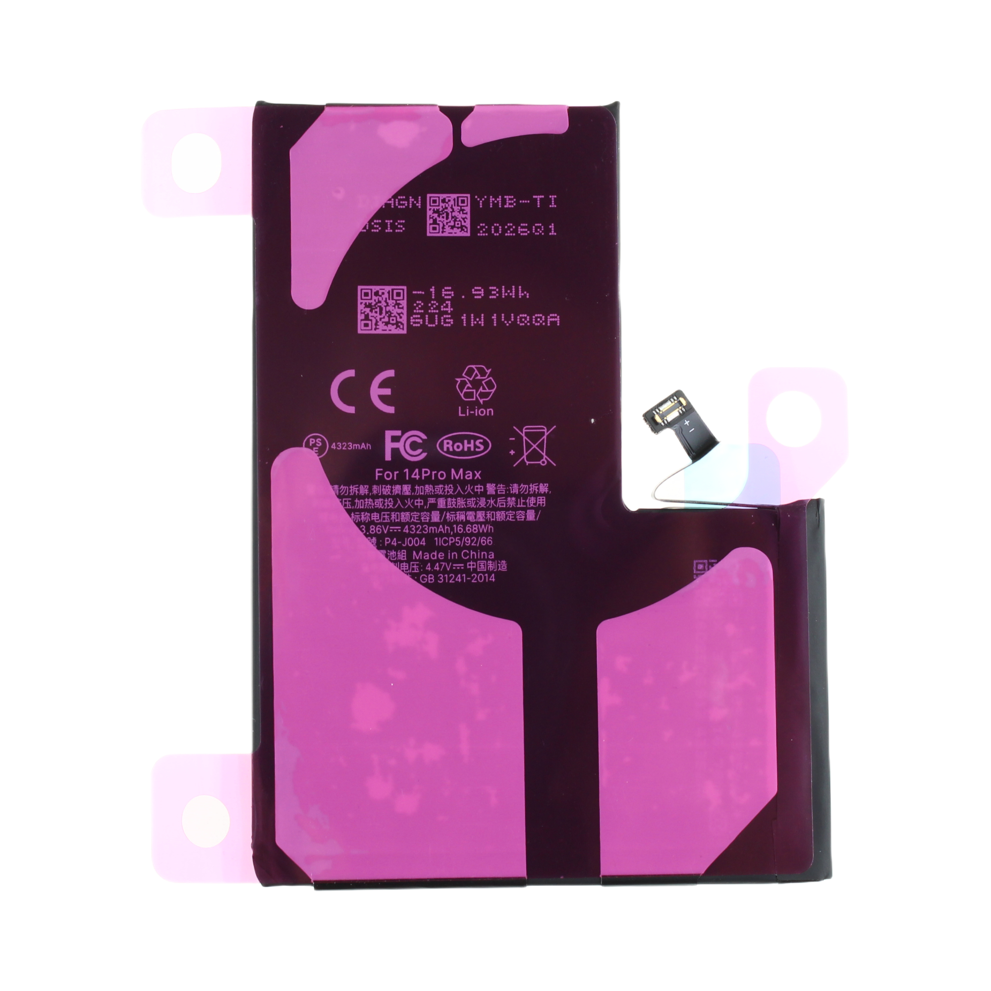 Lnkcharge baterie iPhone 14 Plus 4325 mAh programovatelná
