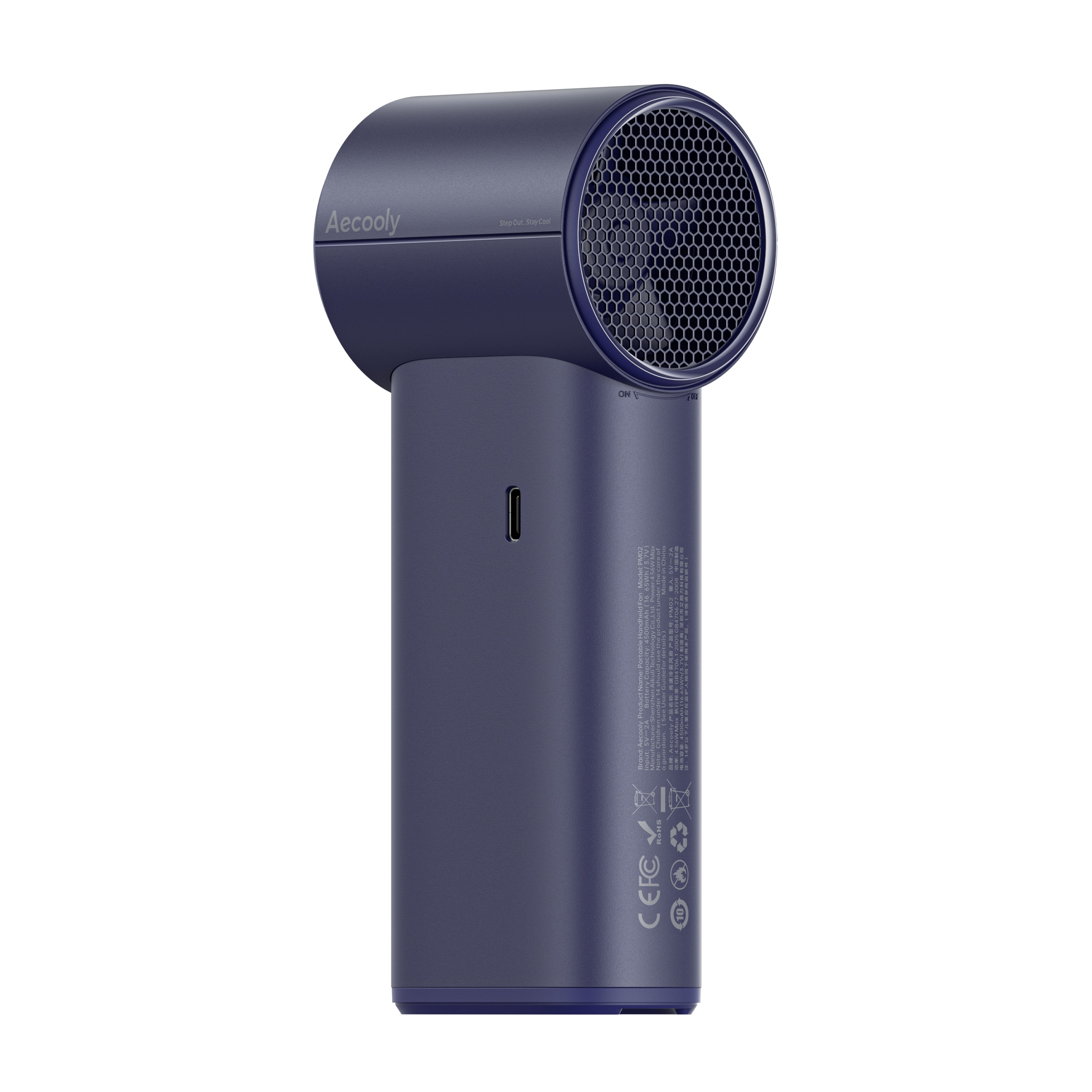 Aecooly Cold Air PM02 – Ruční ventilátor s vodní mlhou černý