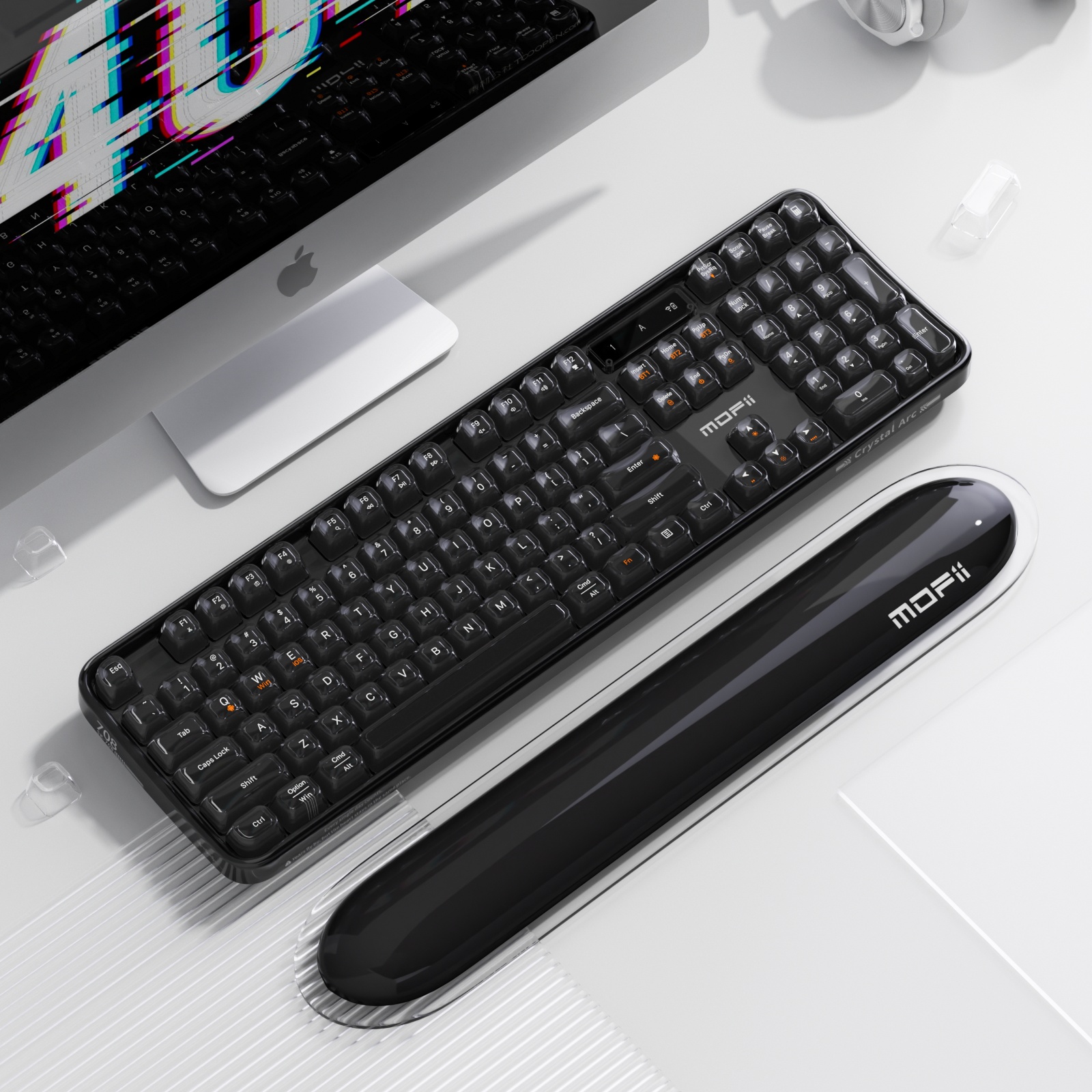 Mofii ergonomická opěrka zápěstí KWR-02 černá 358mm