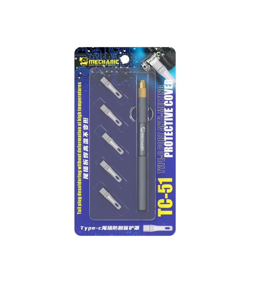 MECHANIC TC-51 – ochrana USB-C konektoru proti přehřátí při hot air reworku