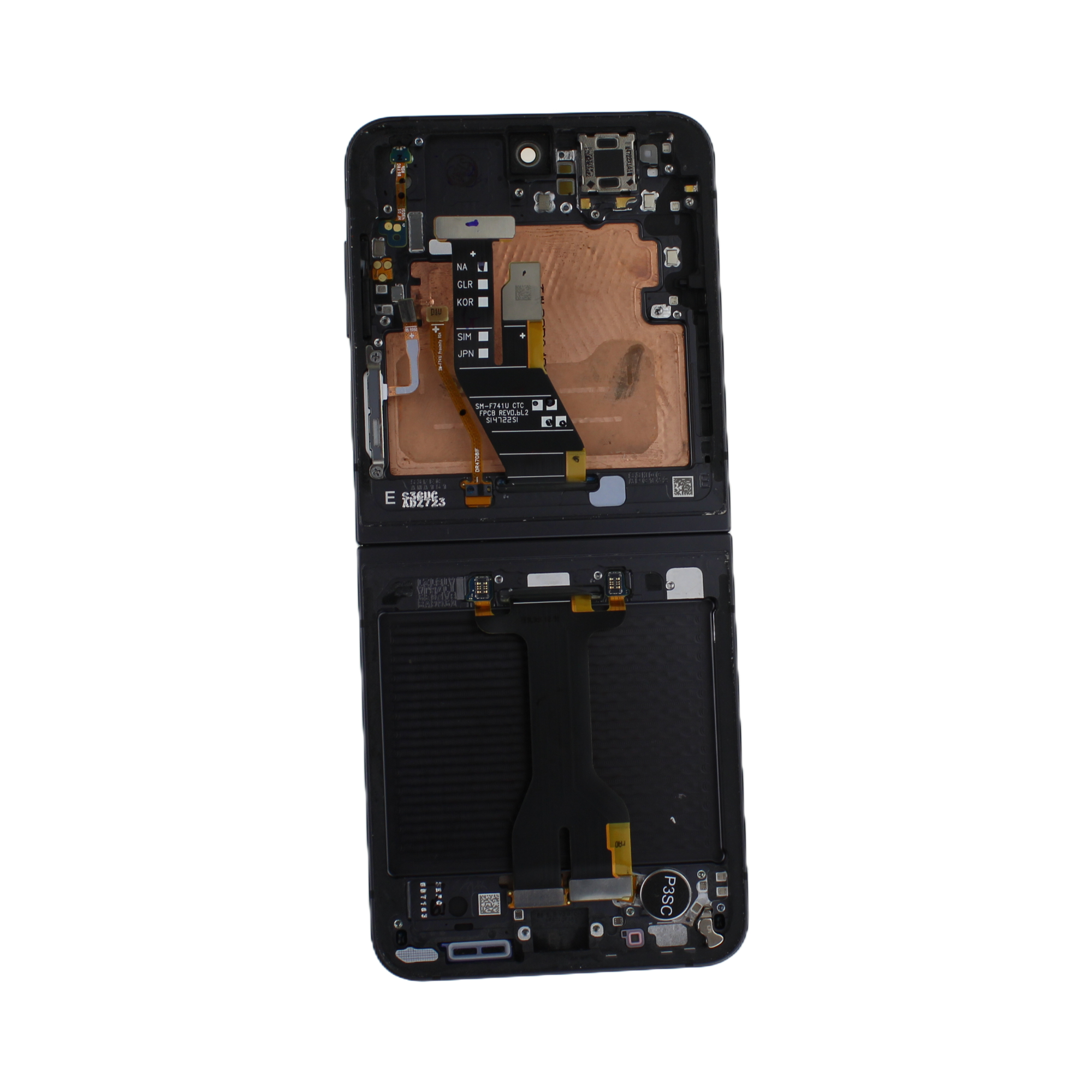 Originál LCD + Dotyková vrstva Samsung SM-F741 Galaxy Z Flip 6 černá demontovaný dil