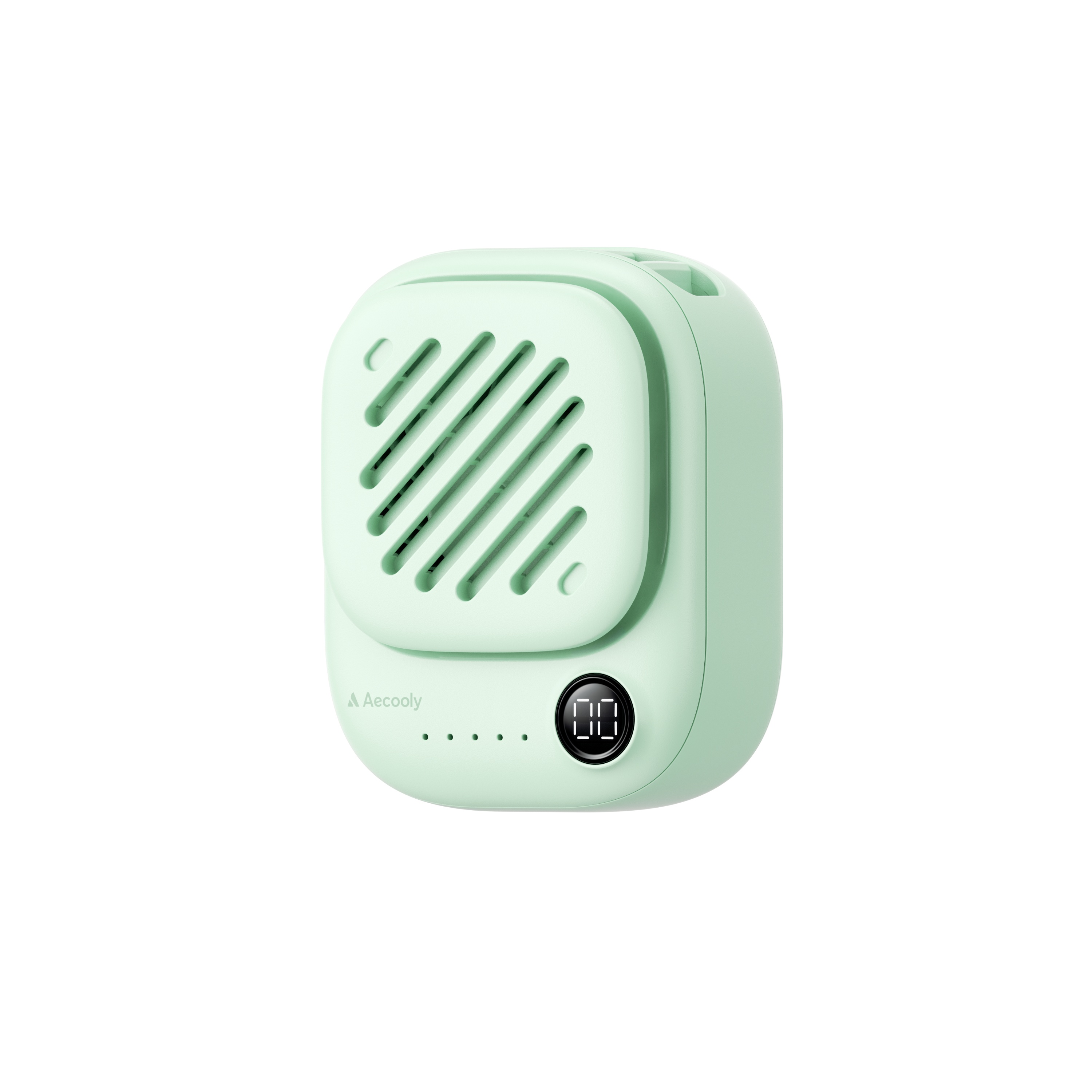 Aecooly Click O1 NK01 – Magnetický ventilátor na krk zelený
