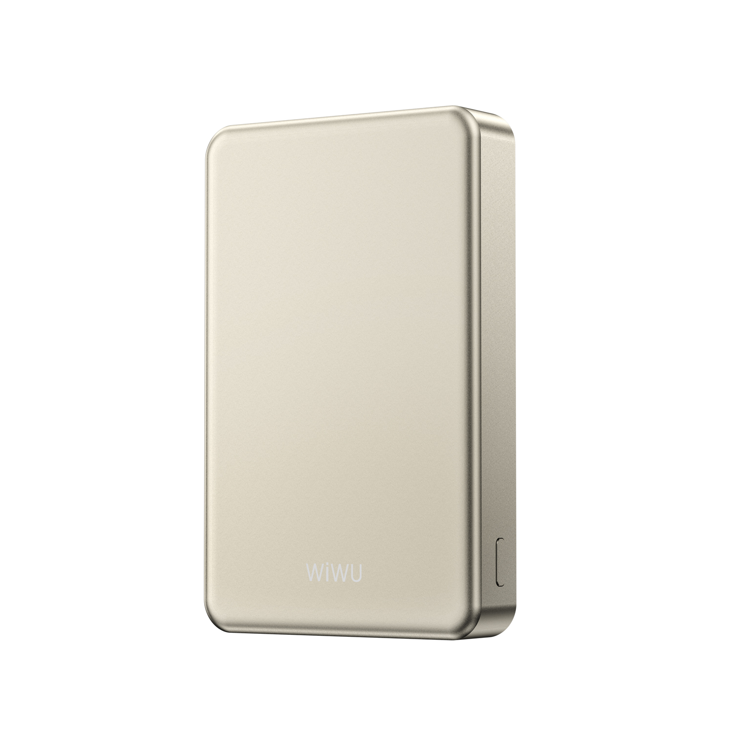 WiWU ultra tenká magnetická powerbanka MagSafe P15-1 10000mAh titanově šedá