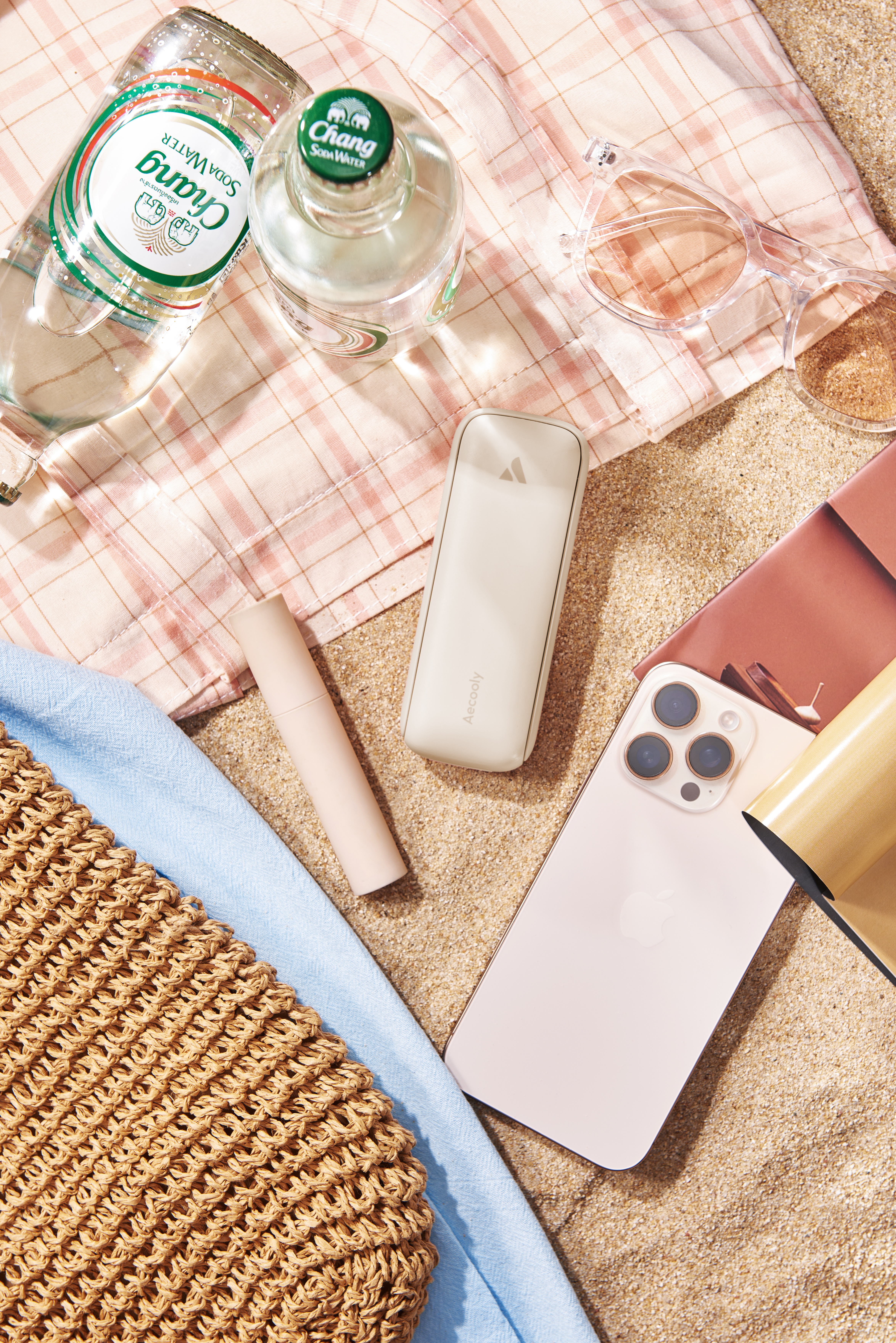 Aecooly Pocket 01 PF01 – Skládací kapesní ruční ventilátor 2000 mAh béžový
