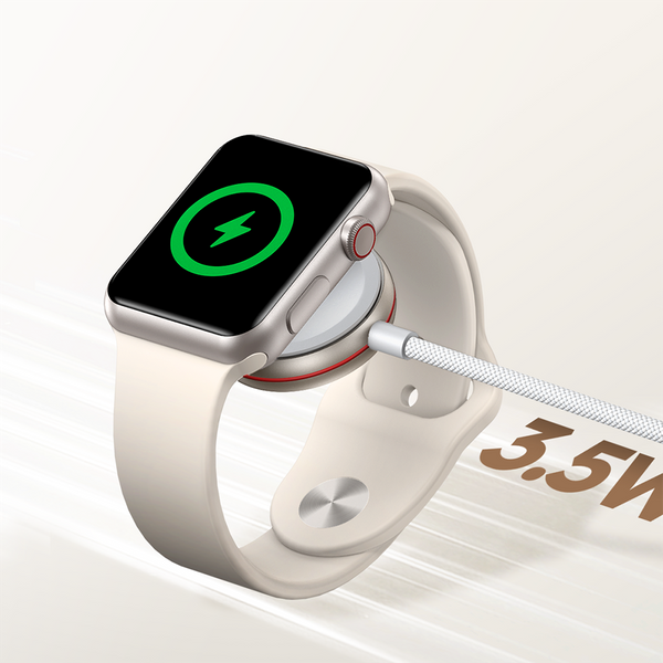 Joyroom S-IW011 indukční nabíječka pro Apple Watch bílá s USB-C kabelem 1.2m