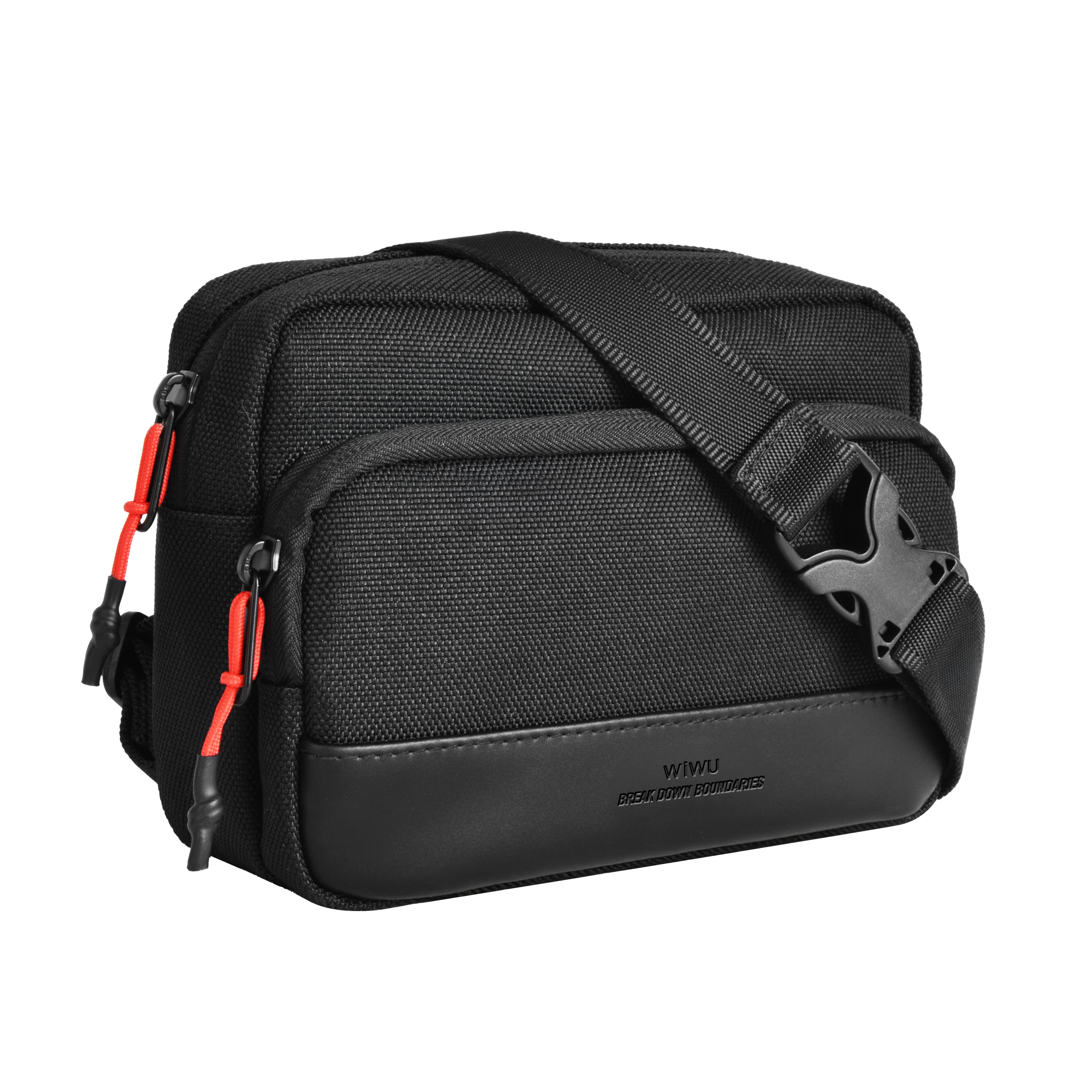 WiWU městská taška přes rameno 2v1 Essen Crossbody Bag 20x14x6cm černá