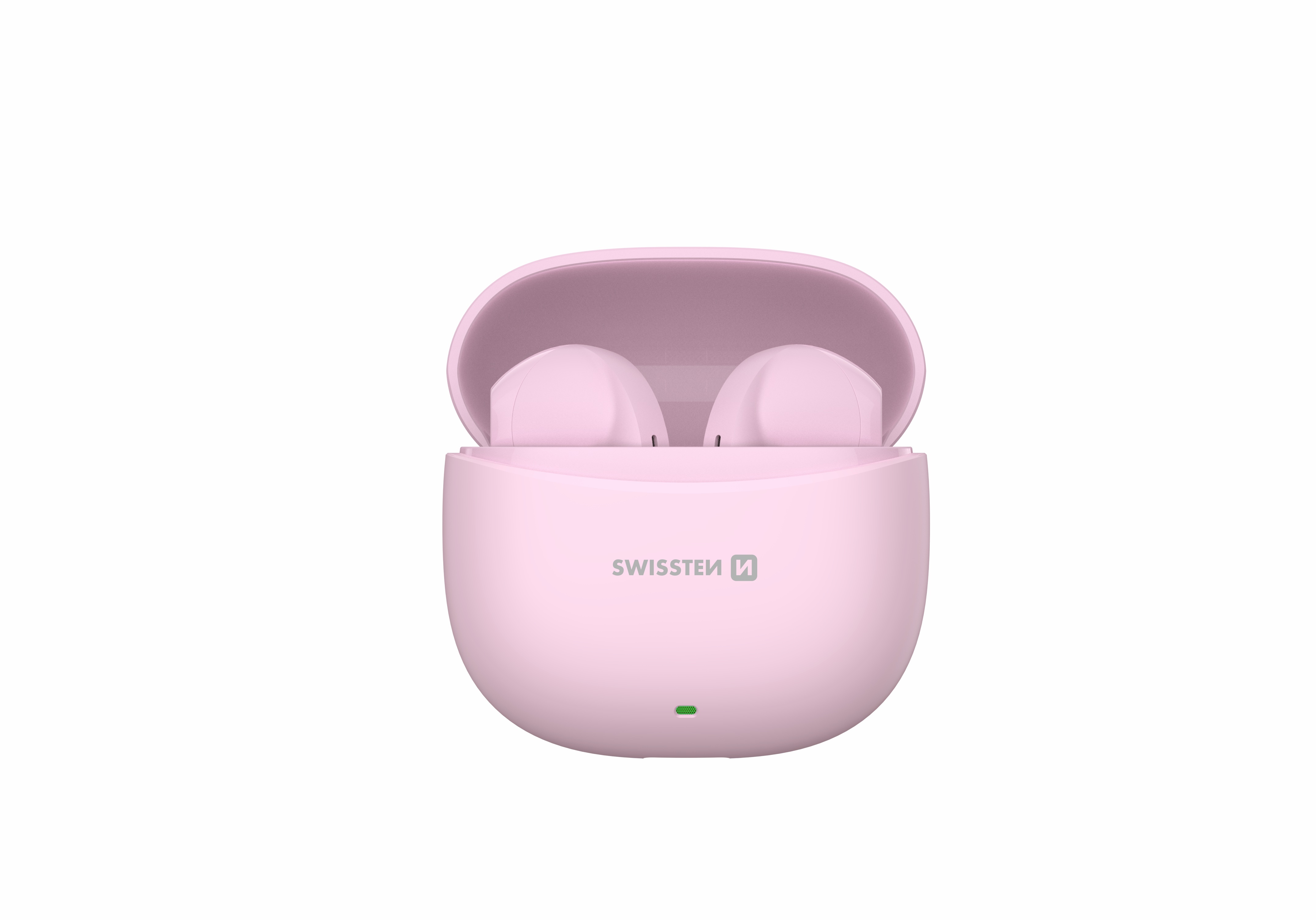 Swissten Mini Tune Bezdrátová Bluetooth 6.0 TWS sluchátka IP54 růžová