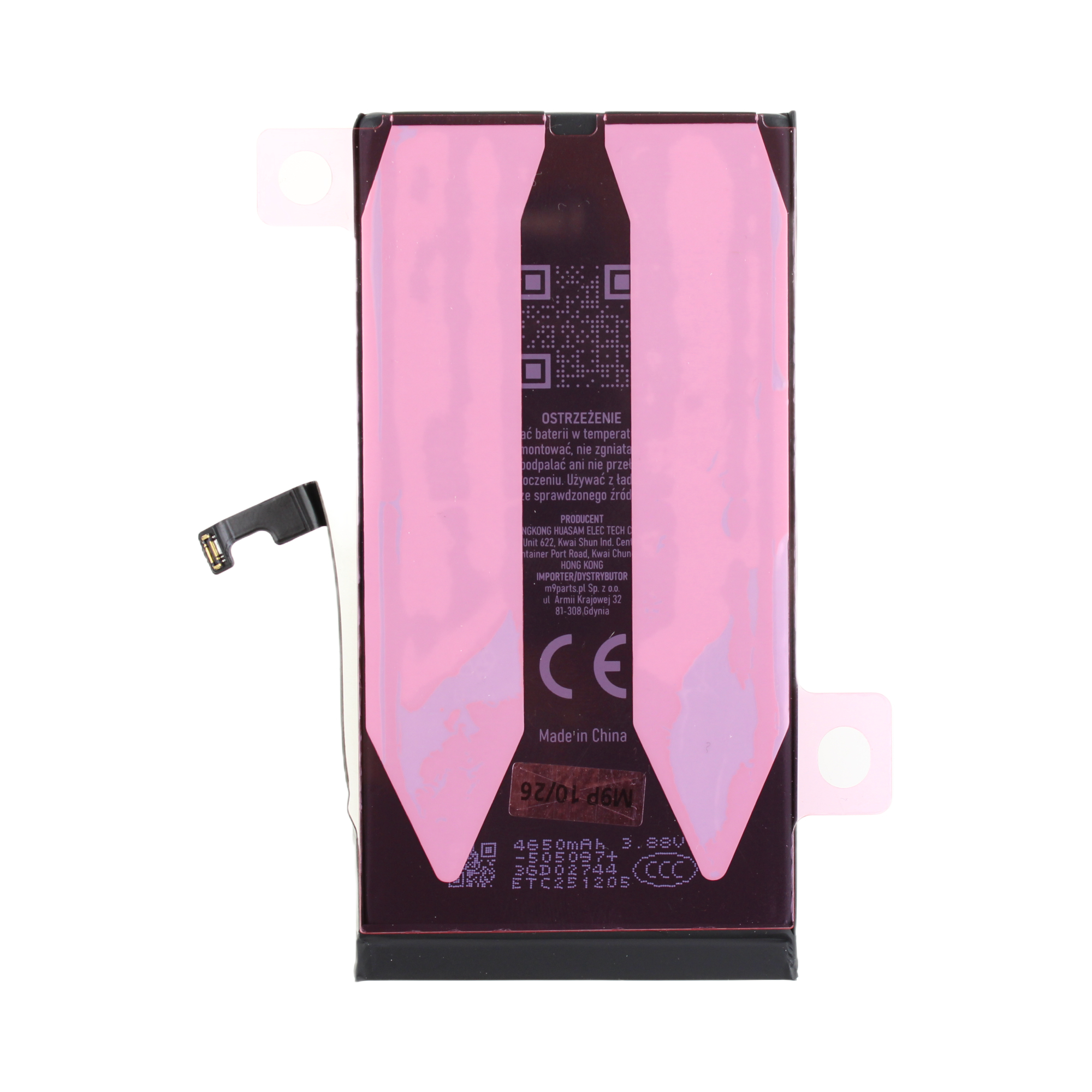 Baterie Volttrix iPhone 15 Plus s origináníl BMS 4383 mAh