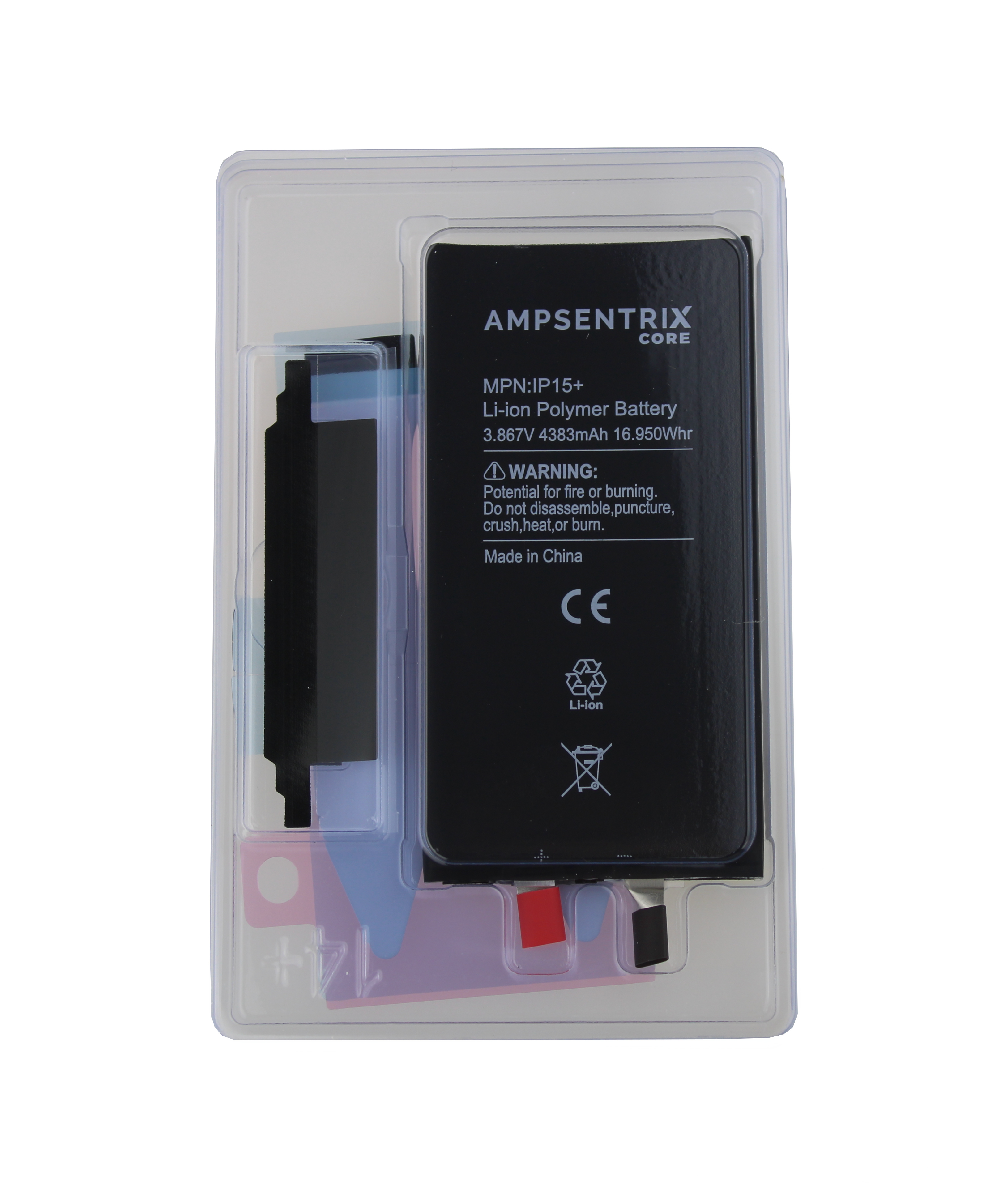 Ampsentrix Iphone X Extended Battery AmpSentrix Core Battery