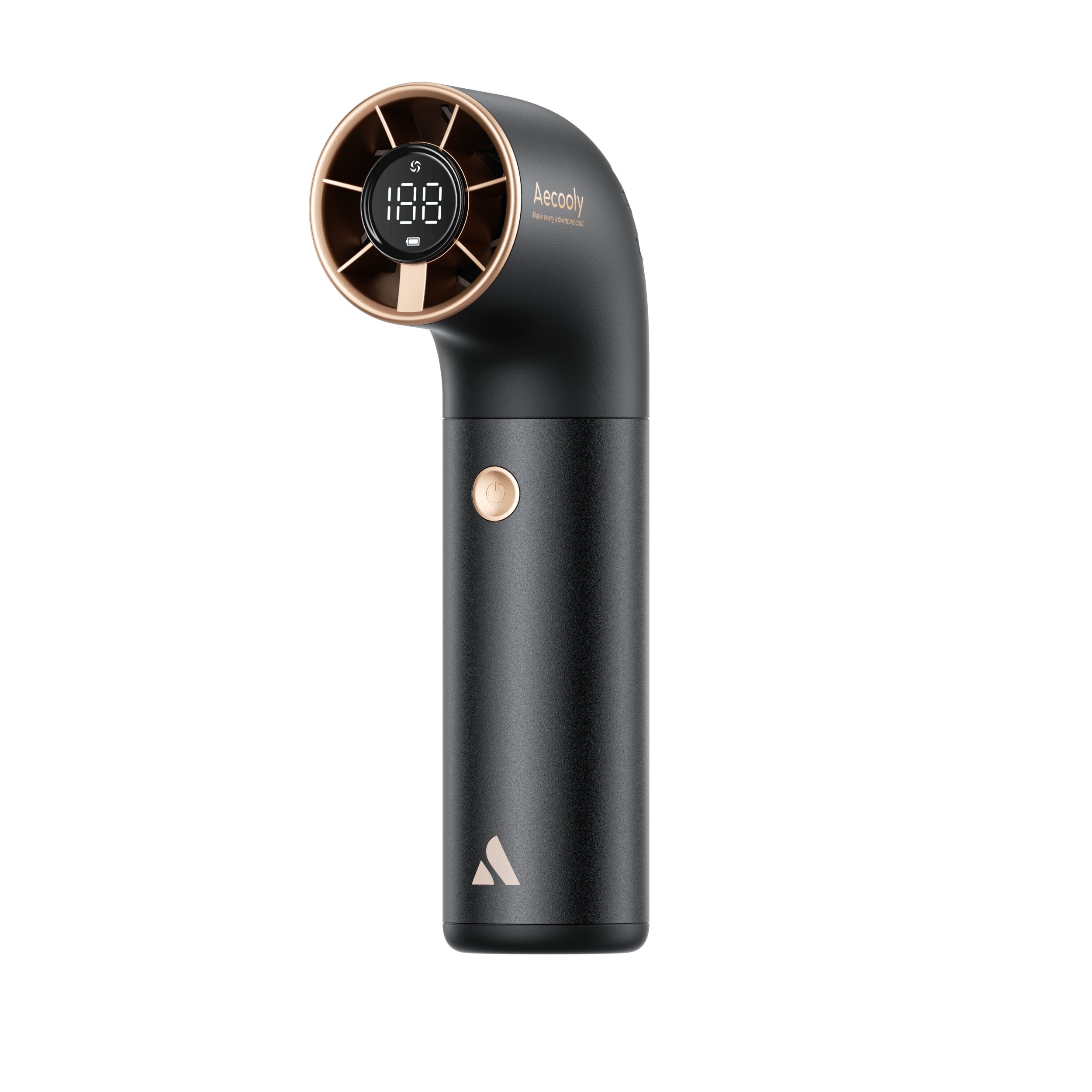Aecooly Aero Ultra PH03 – Rychlý kovový ruční ventilátor černý