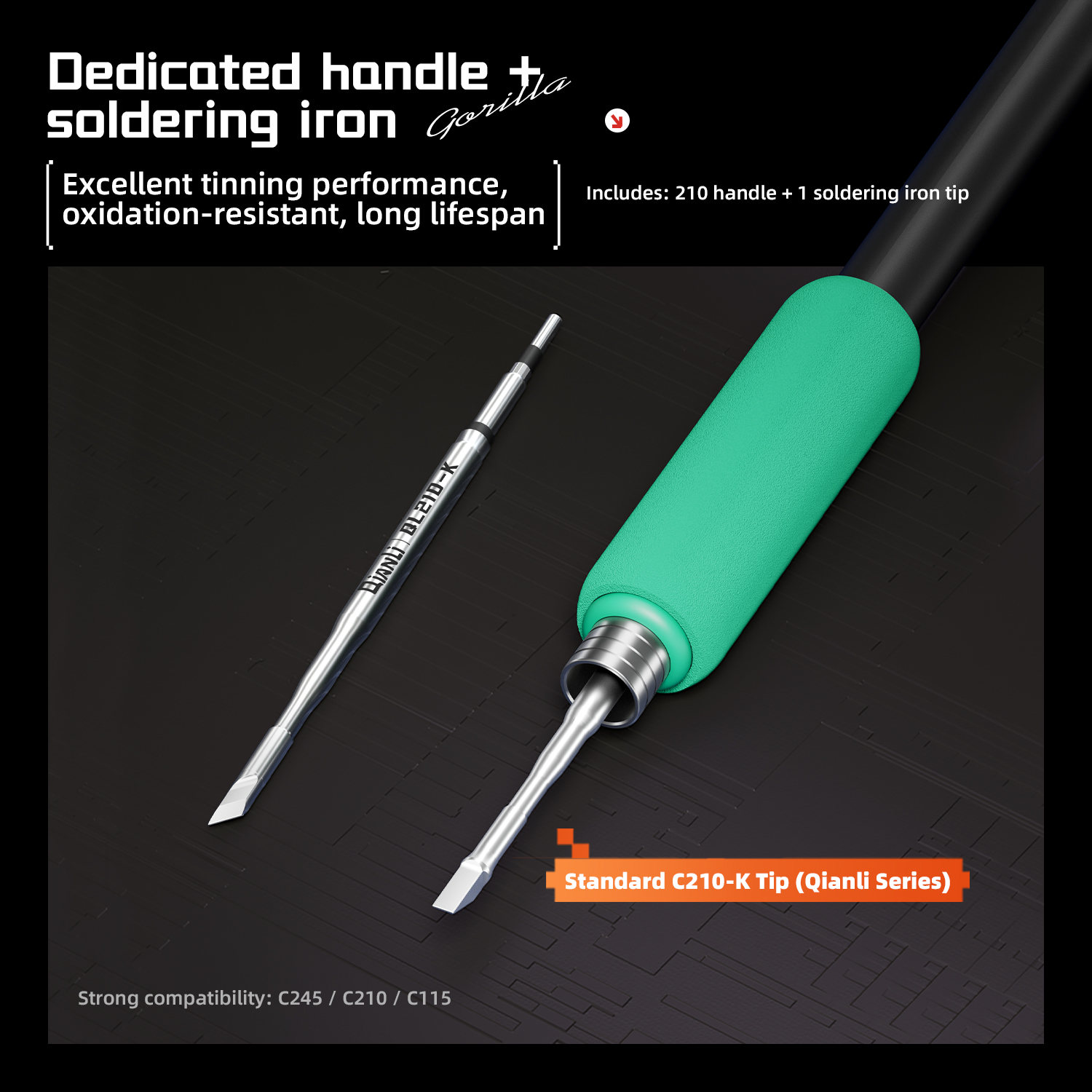 QianLi H240 – Inteligentní Pájecí Stanice s Držákem HX1
