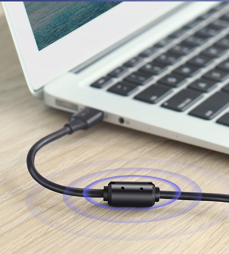 UGREEN kabel USB Typ B - pozłacane wtyki