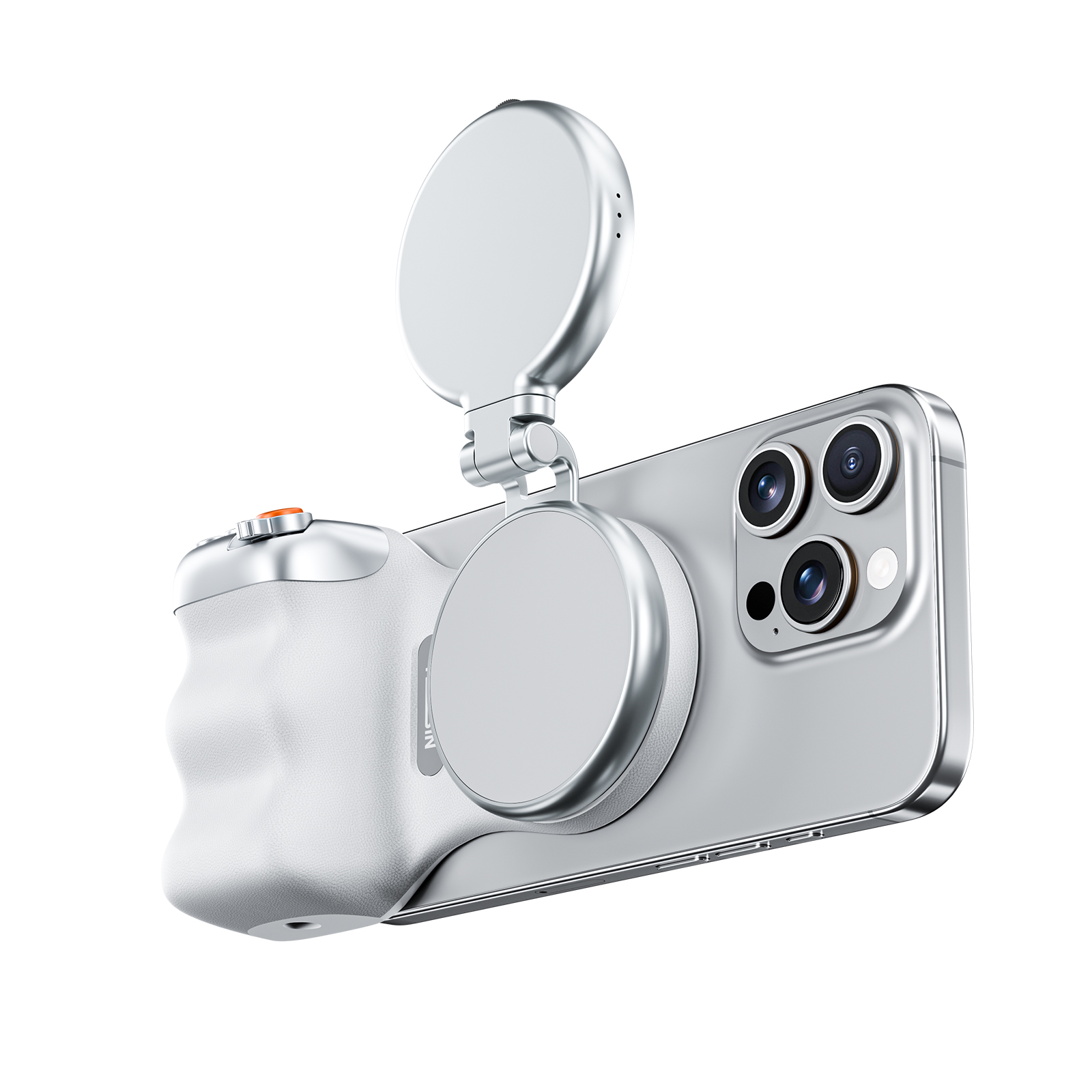 Telesin Fun Shot Grip2 P5-MP-001 - držák telefonu s MagSafe bílý