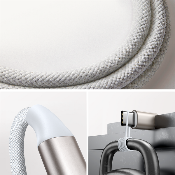 Joyroom S-IW011 indukční nabíječka pro Apple Watch bílá s USB-C kabelem 1.2m