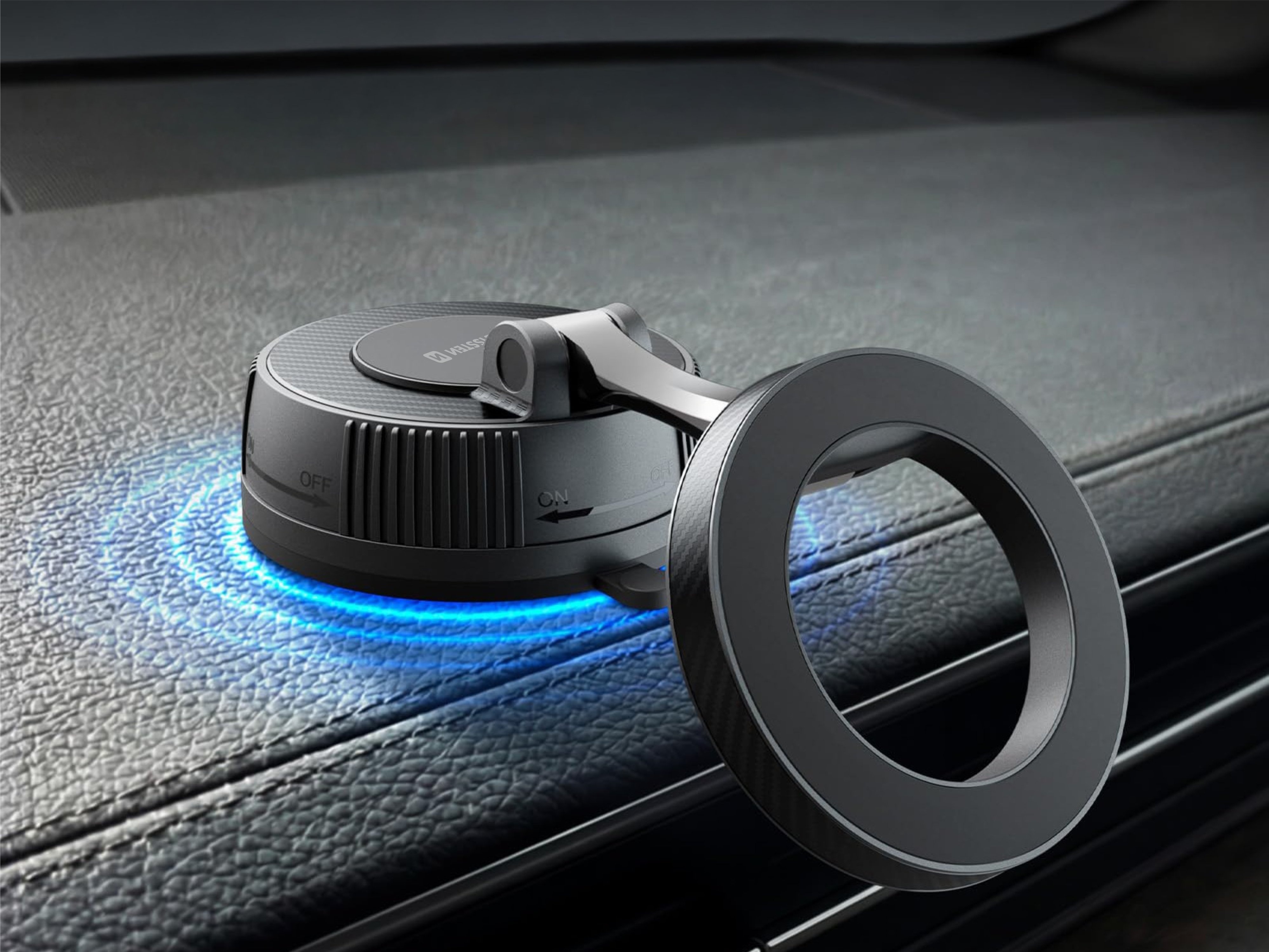 Swissten S-Grip MagLock Magnetický držák do auta (kompatibilní s MagSafe)