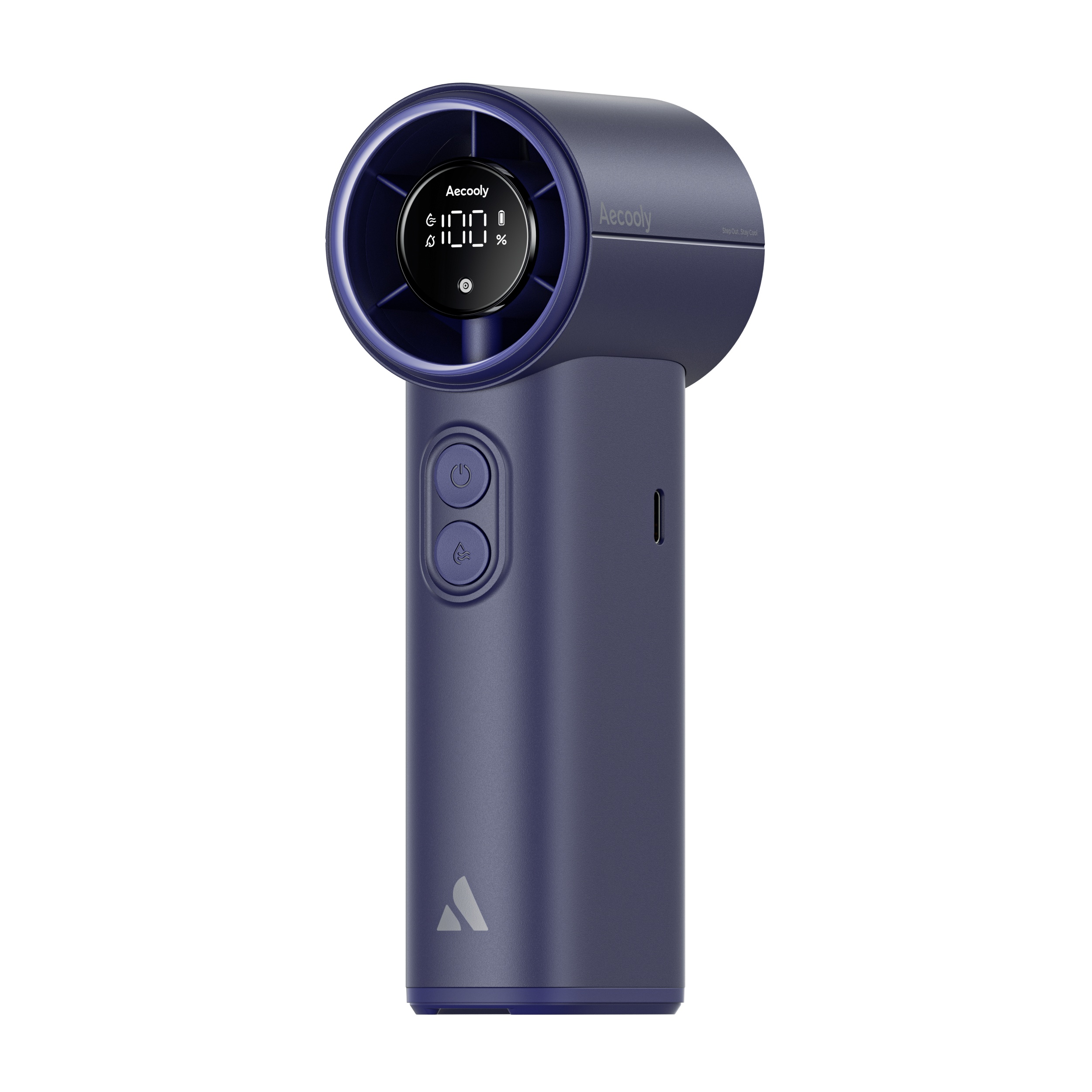 Aecooly Cold Air PM02 – Ruční ventilátor s vodní mlhou černý