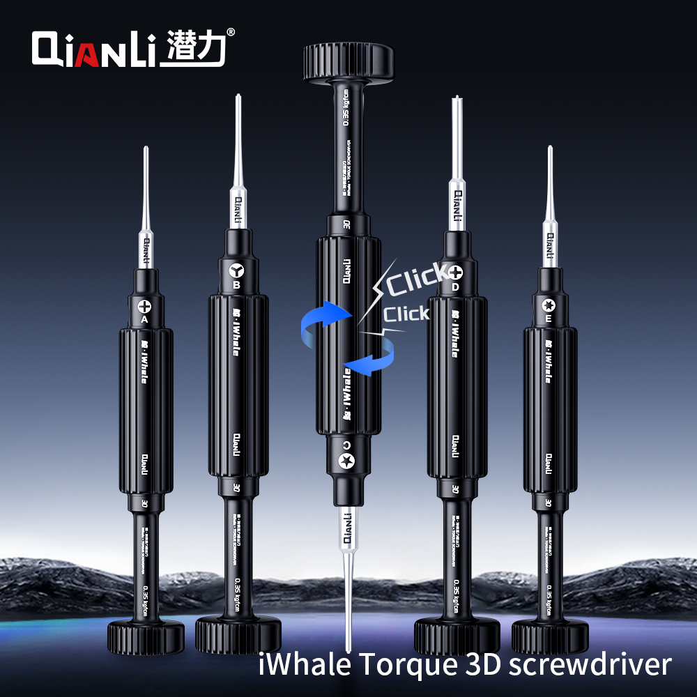 QianLi iWhale Torque – sada přesných momentových šroubováků 5 ks