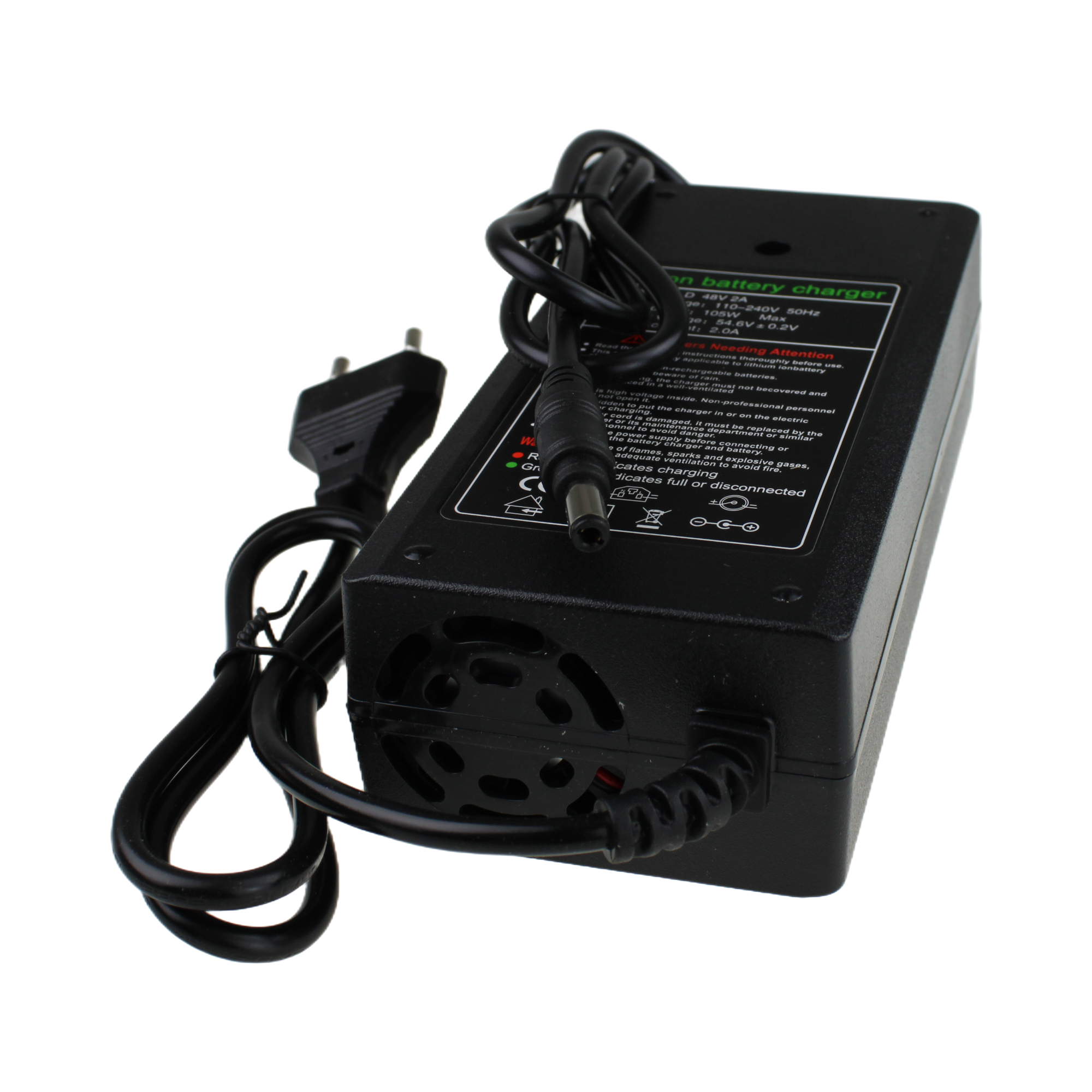 Nabíječka / napájecí zdroj 54,6V 2A DC 5,5 × 2,5 mm pro