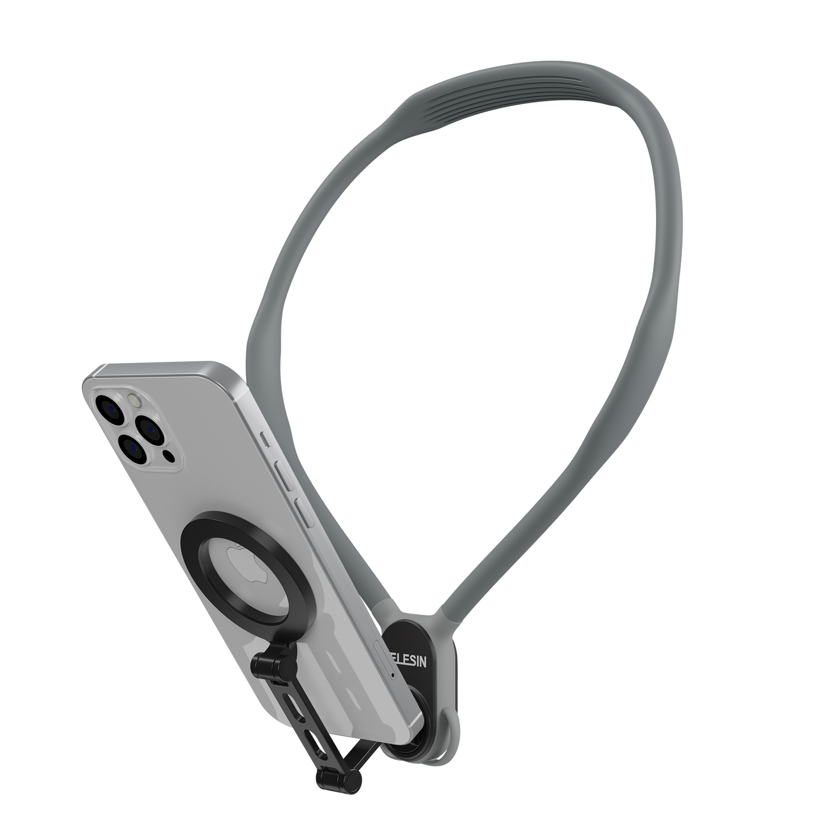 Telesin Neck Holder Max MNM-002 - držák na telefon kolem krku s MagSafe šedý
