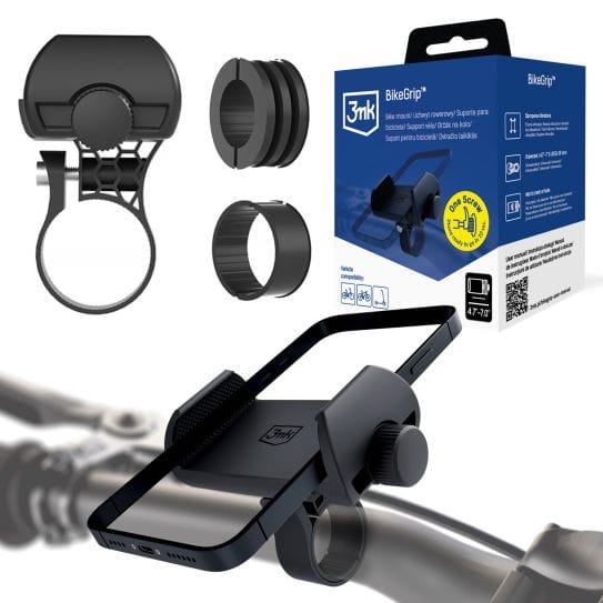 3mk BikeGrip – univerzální držák telefonu na kolo, koloběžku, skútr aj.
